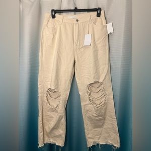 VERVET 90s vintage flare jeans. distressed. size 31